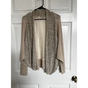 Women's Jolt Boho Sweater with Lace Back Detail Size Small